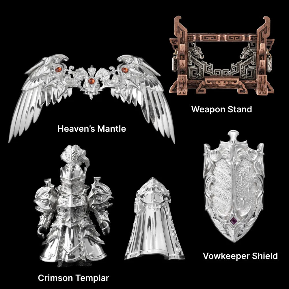 Crimson Templar in Silver - detail view 11