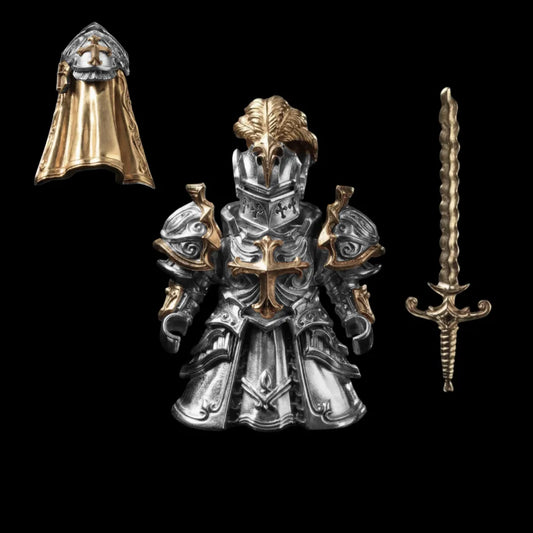 Crimson Templar in White Bronze and Brass - main view