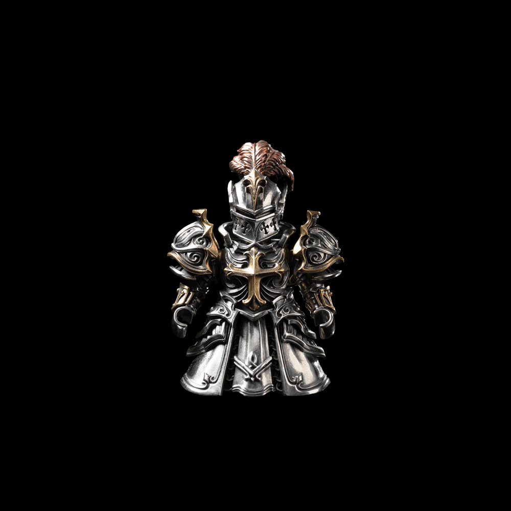 Crimson Templar in White Bronze, Bronze and Copper - main view