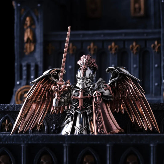 Crimson Templar in White Bronze and Copper - detail view 01