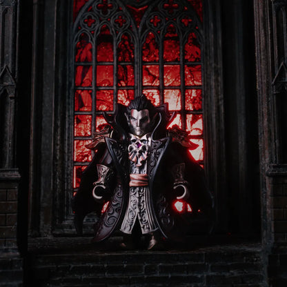 Crimson Vampire in Blackened, Brass and White Bronze - detail view 01