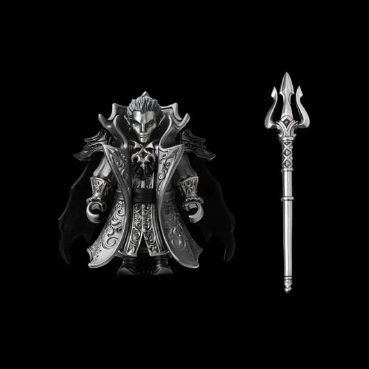 Crimson Vampire in Blackened and White Bronze - main view