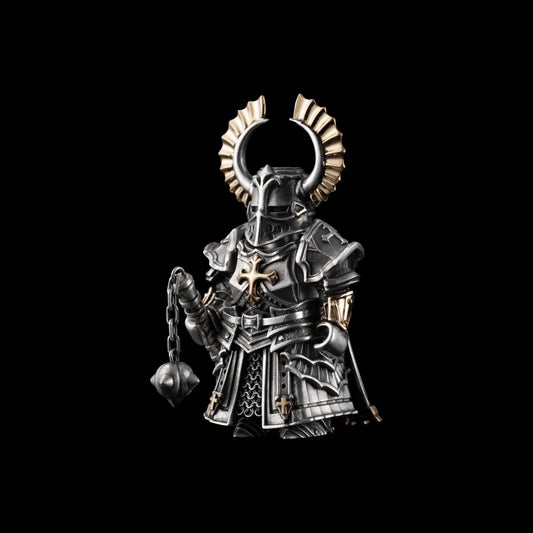 Crusader Vanguard in Oxidized Silver and 18K Gold - main view