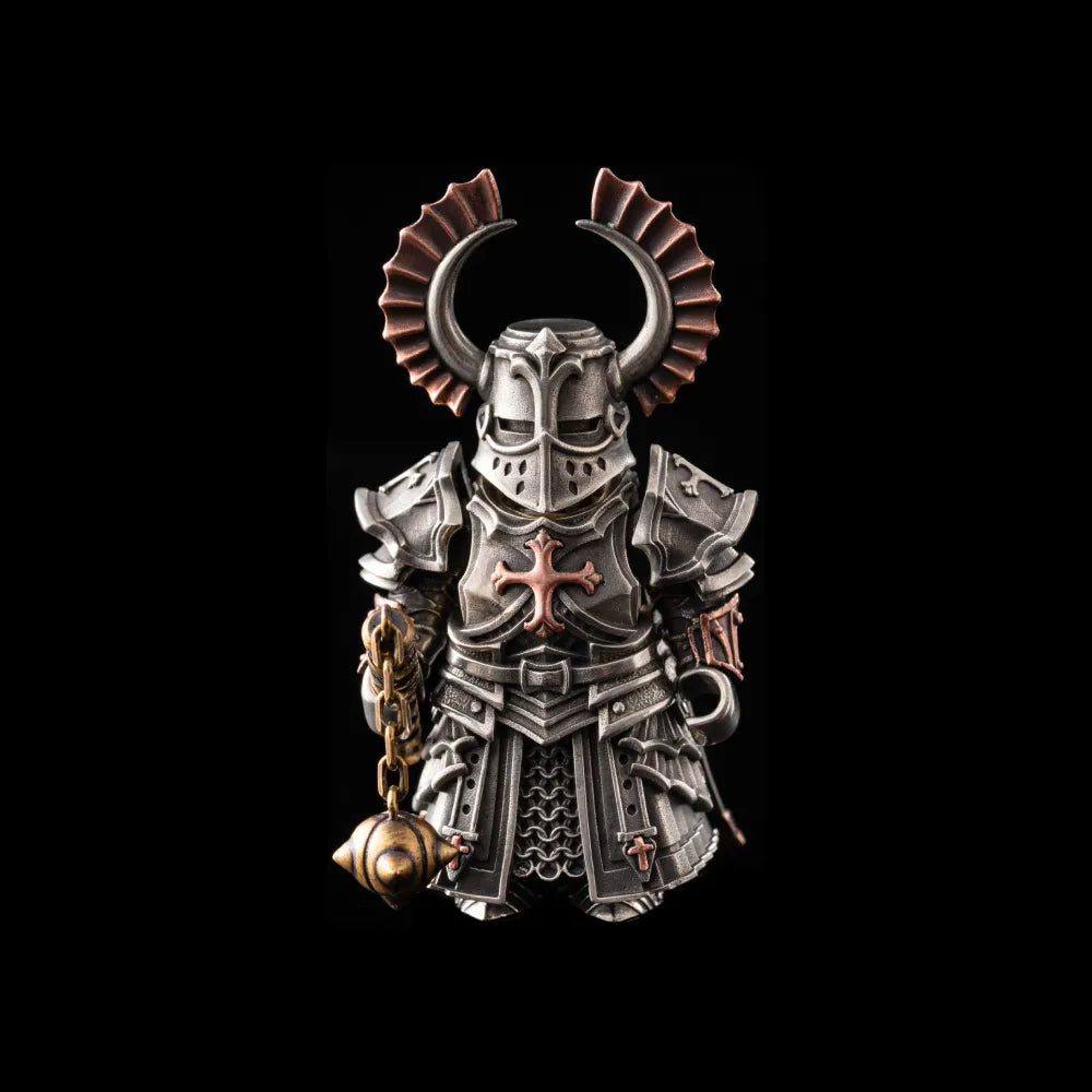 Crusader Vanguard in White Bronze, Copper and Brass - detail view 13