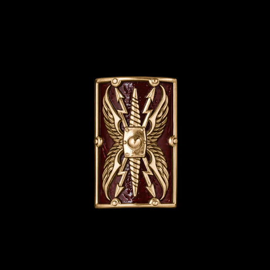 Aegis of Jupiter shield against a black background
