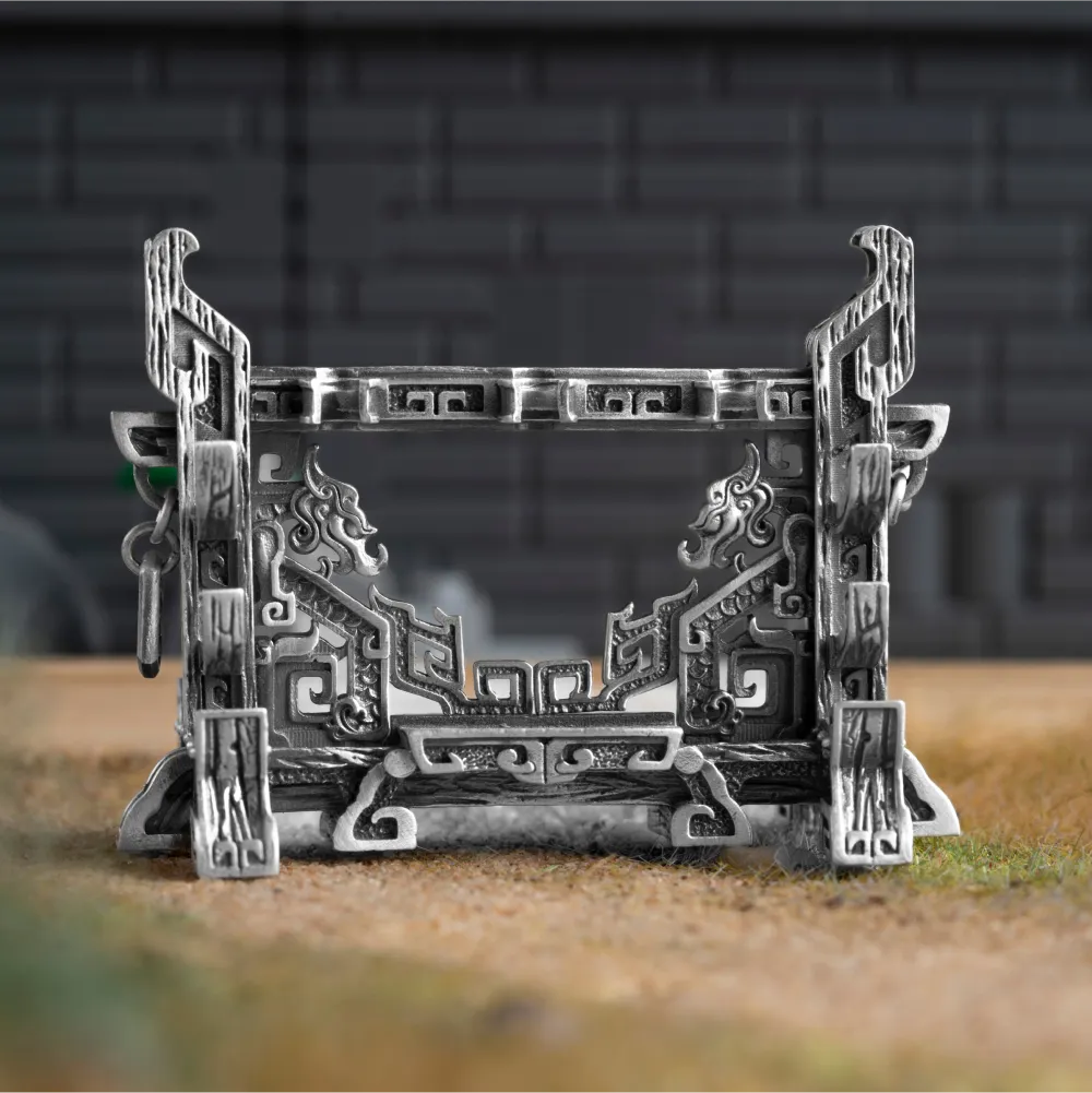 Weapon Stand on a wooden surface