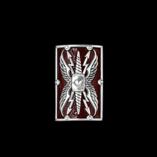 Aegis of Jupiter shield against a black background