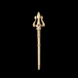 Demon Trident in 14K Gold - main view