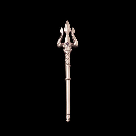 Demon Trident in 14K Rose Gold - main view