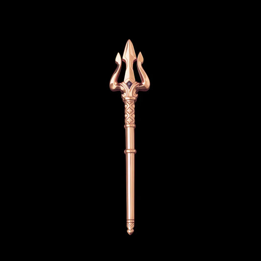 Demon Trident in 18K Rose Gold - main view