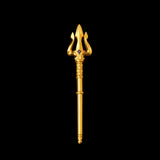 Demon Trident in 24K Gold - main view