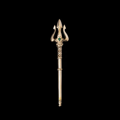 Demon Trident in Brass - detail view 10