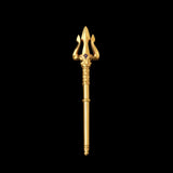 Demon Trident in Gold Vermeil - main view