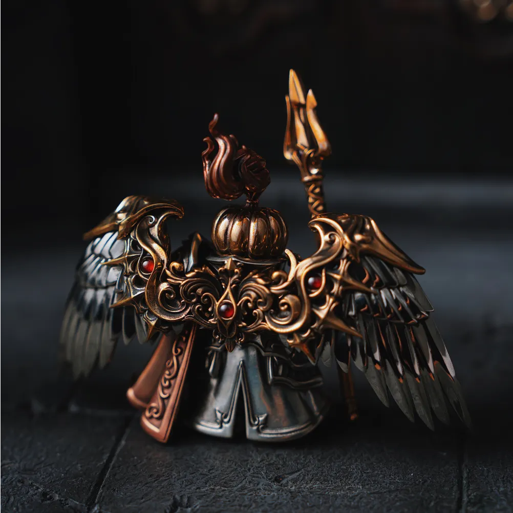 Demon Trident in Oxidized Silver - detail view 03