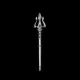 Demon Trident in Oxidized Silver - main view