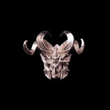 Grin Demon Head in 14K Rose Gold - detail view 01