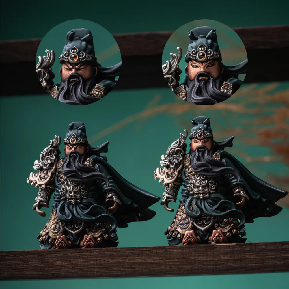 Guan Yu in 18K Gold - detail view 02