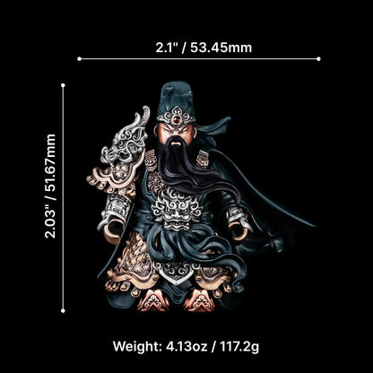 Guan Yu in 24K Gold - detail view 14