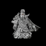 Guan Yu in Oxidized Silver - main view