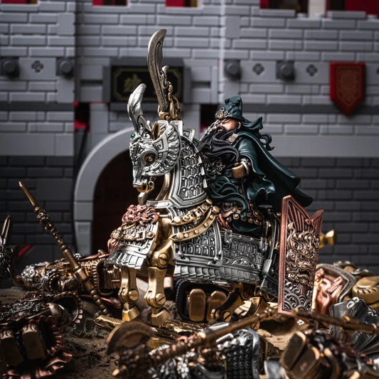 Guan Yu Rides to War - detail view 01
