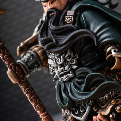 Close-up of Guan Yu chest armor