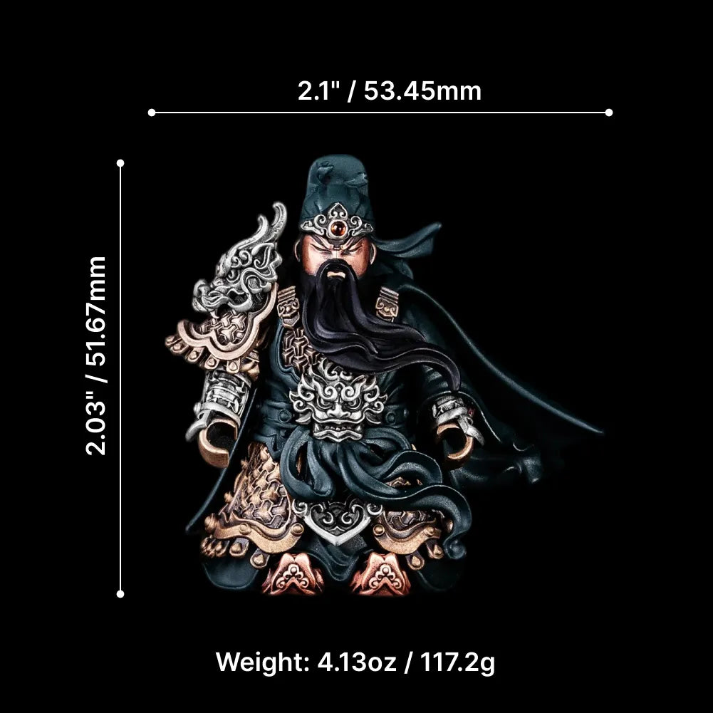 Guan Yu Silent Head dimensions diagram
