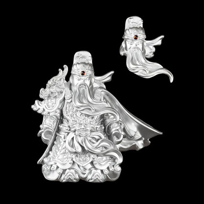 Guan Yu in Silver - detail view 18