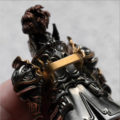 Heaven's Mantle in Brass and White Bronze - detail view 02