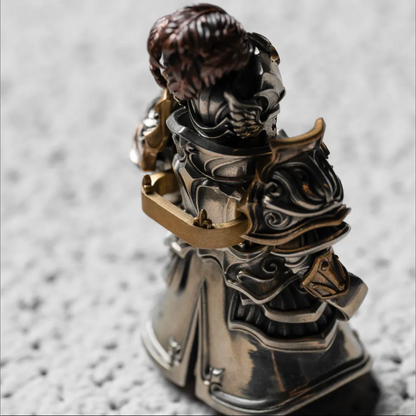 Heaven's Mantle in Brass and White Bronze - detail view 04