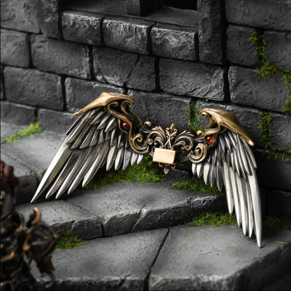 Heaven's Mantle in Brass and White Bronze - detail view 05
