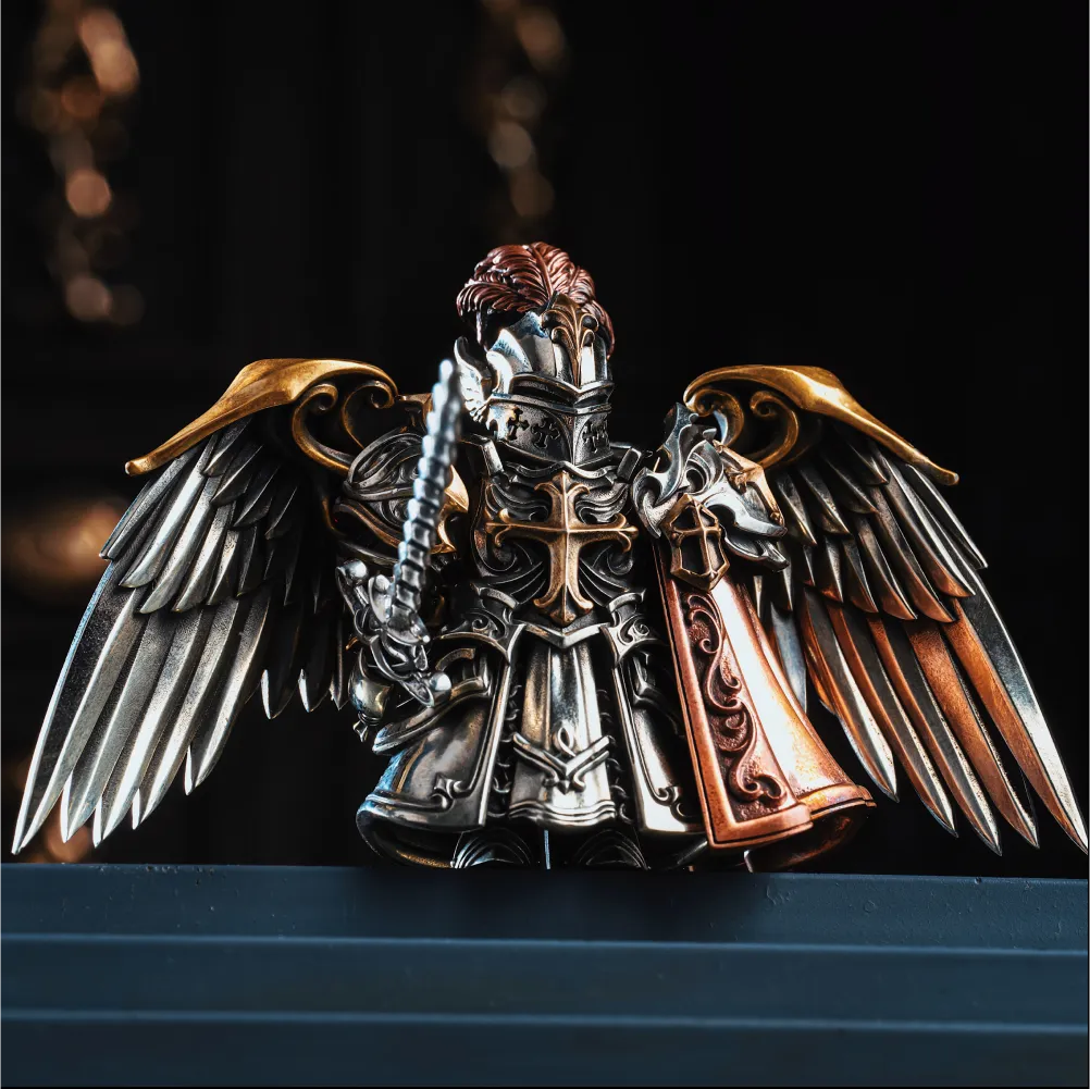 Heaven's Mantle in Brass and White Bronze - detail view 06