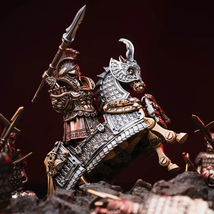 Heroic Steed in Brass, White Bronze and Copper - detail view 07