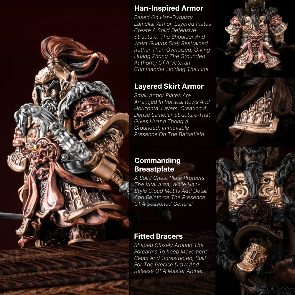 Huang Zhong - armour detail panel card