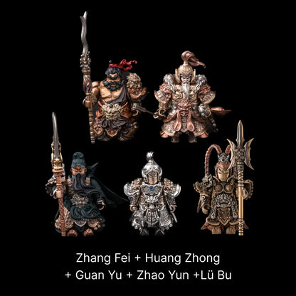 Three Kingdoms figure set featuring Huang Zhong