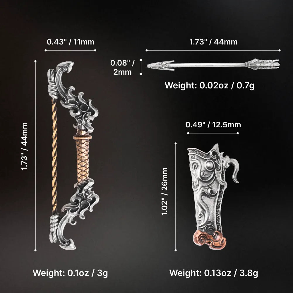 Huang Zhong - qilin bow arrow quiver parameters