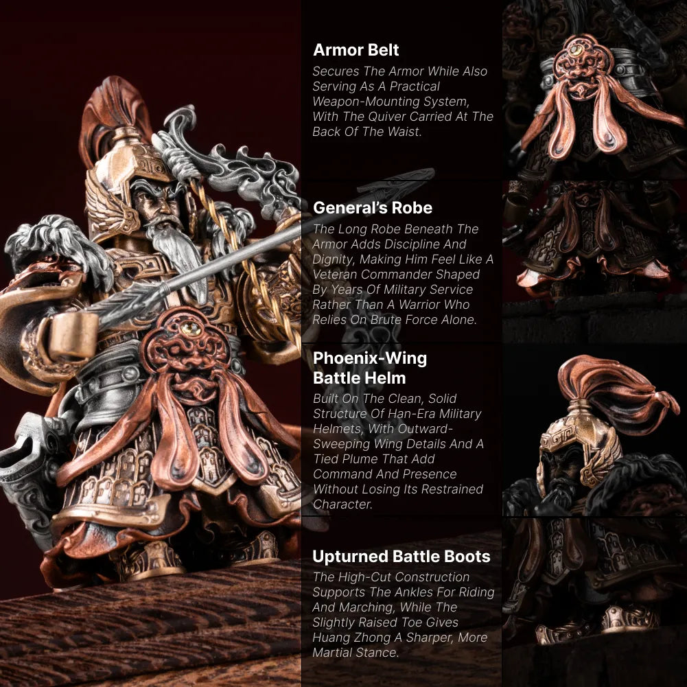 Huang Zhong - robe helm and boots panel card