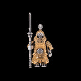 Jin Iron Soldier in 18K Gold and Oxidized Silver - detail view 09