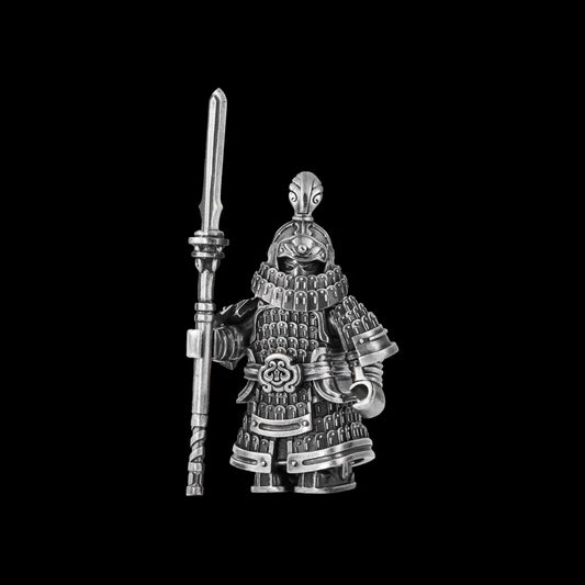 Jin Iron Soldier in Oxidized Silver - main view