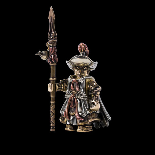 Lin Chong in White Bronze, Bronze and Copper - main view