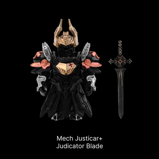 Mech Justicar in Blackened, White Bronze, Copper and Brass - detail view 24