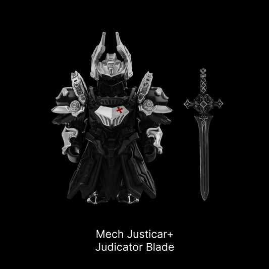 Mech Justicar in Blackened and White Bronze - main view