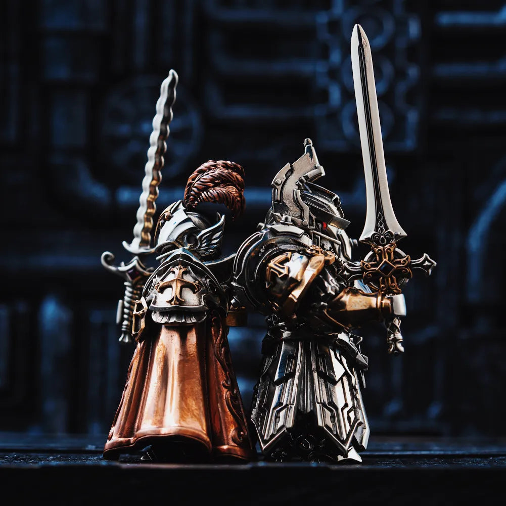Mech Justicar figures displayed together