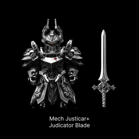 Mech Justicar in Oxidized Silver - detail view 01