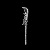 Green Dragon Crescent Blade against a black background