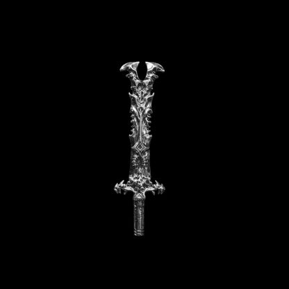 Oathrender sword against a black background