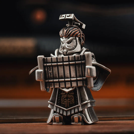 Qin Shi Huang in Silver - detail view 01