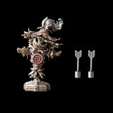Scarecrow Training Dummy with two miniature arrows