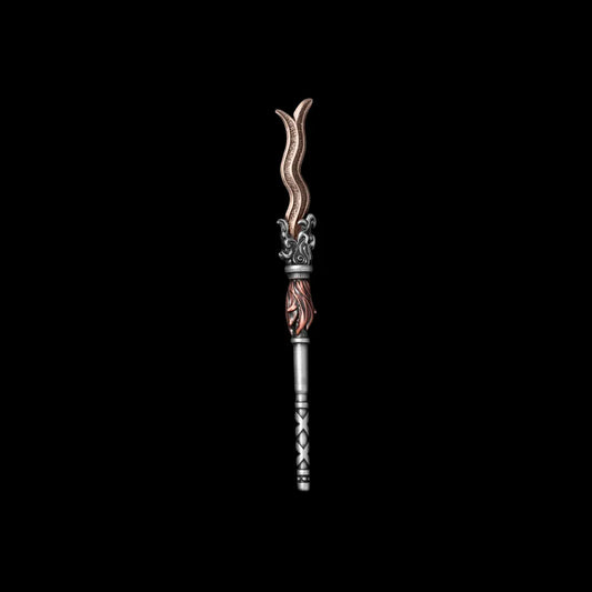 Serpent Pike Eight-Foot Fang in White Bronze, Bronze and Copper - main view