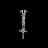 Oathrender sword against a black background