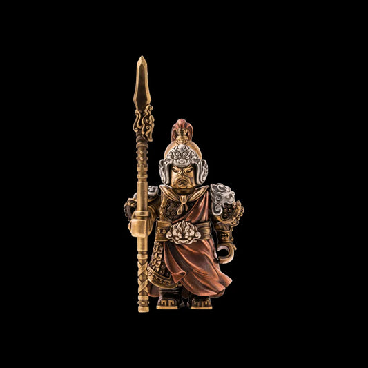 Song General in Brass, Copper and White Bronze - detail view 01